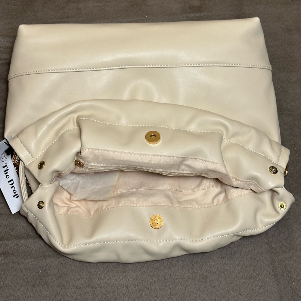 The Drop Women's Nyjah Chain Strap Tote, Ivory, NWT - Picture 12 of 16